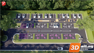 Parking lot Skp Files